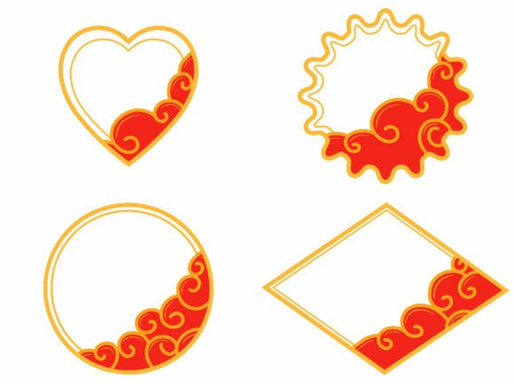 Chinese New Year Frame Background
