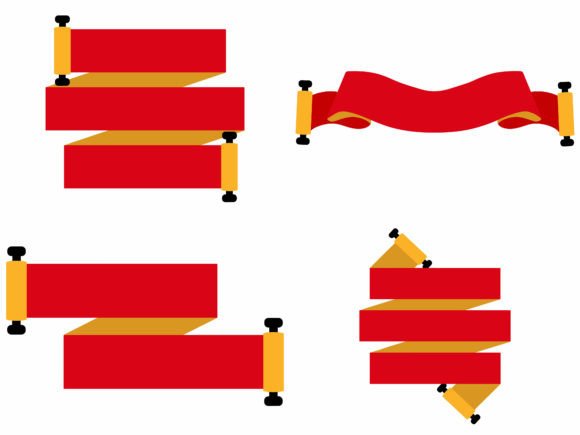 Chinese Paper Roll Background