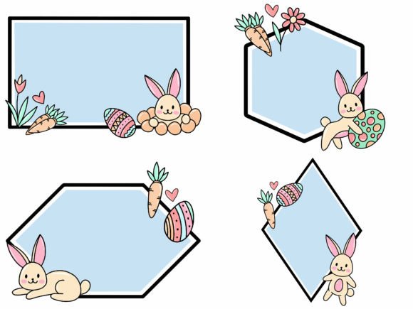 Easter Frame Background Illustration