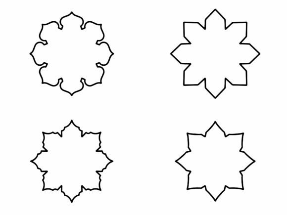 Frame Line Art Islamic Background