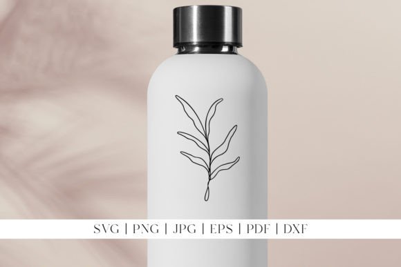 Leaf Line Design Elegant Leaves Cute