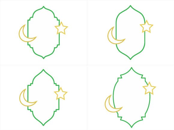 Ramadan Mubarak Frame Background