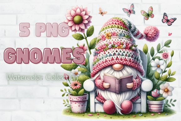Spring Gnome Easter Gnome Clipart