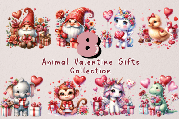 Valentine's Day Animals Gifts Collection
