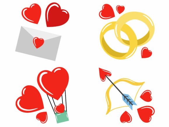 Valentines Day Element Illustration