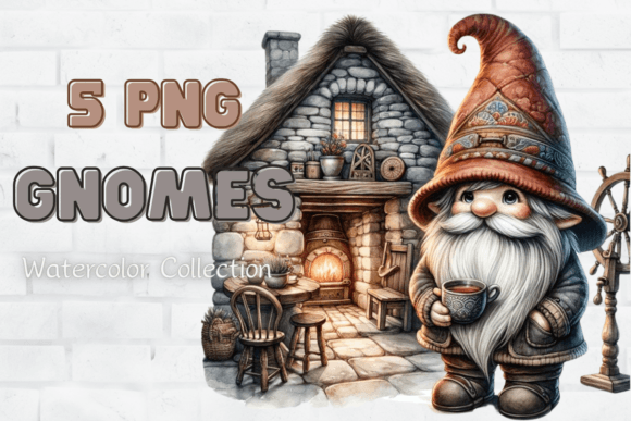 Whimsical Gnomes Rustic Clipart Review